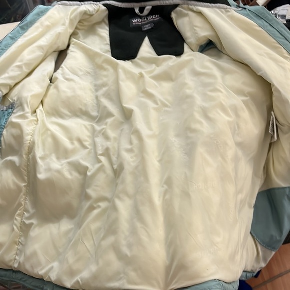 Woolrich Blue Grass Women’s Sz M Puffer Vest Full Zip Pockets Quilted - Picture 5 of 10